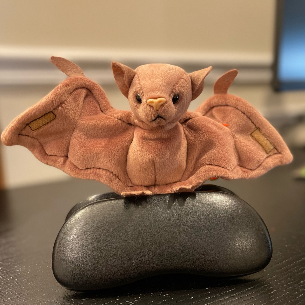 TY Batty Beanie Baby in October 1996